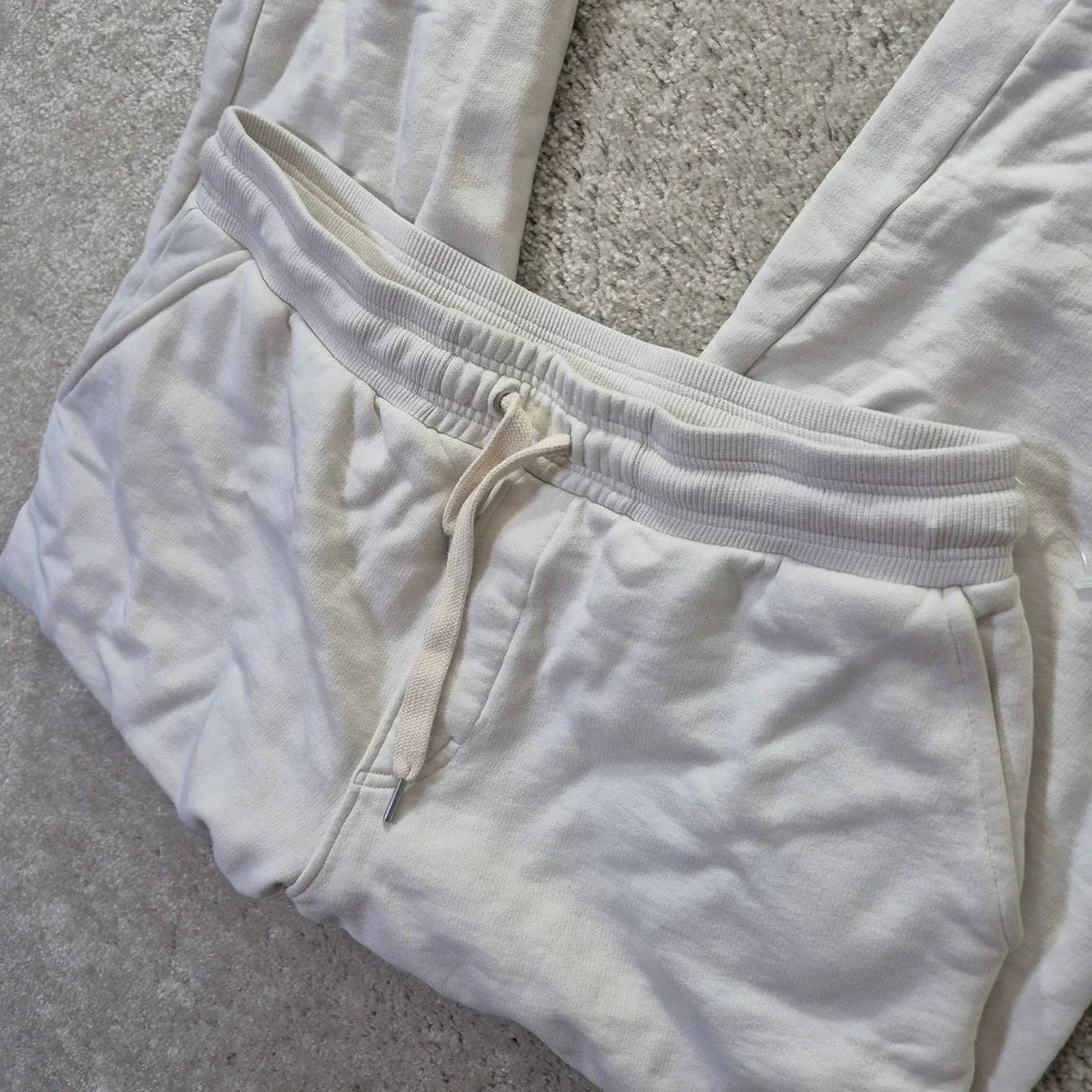 Outerknown Second Spin Sweatpants Mens XL White Heavyweight Athleisure Gym Run